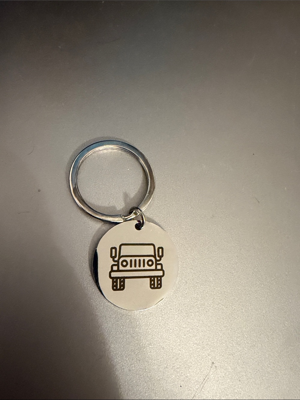 Jeep Silver Keychain